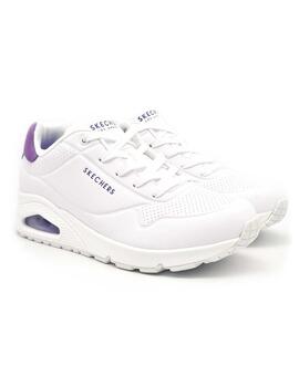 SKECHERS 177092 BLANCO-LILA