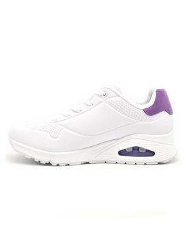 SKECHERS 177092 BLANCO-LILA